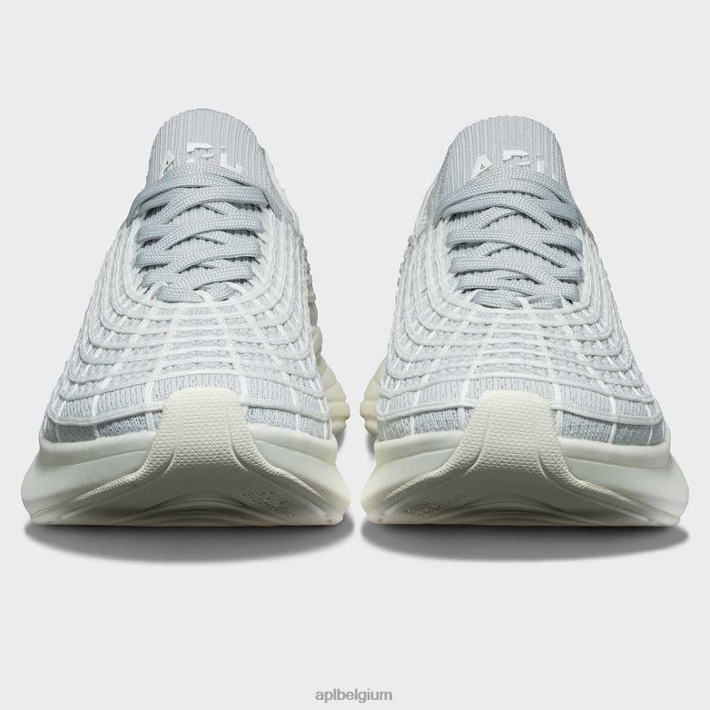 Heren techloom-zipline 69 406TH784 rennen staalgrijs/ivoor APL