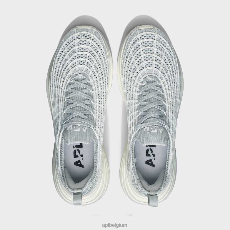 Heren techloom-zipline 69 406TH784 rennen staalgrijs/ivoor APL