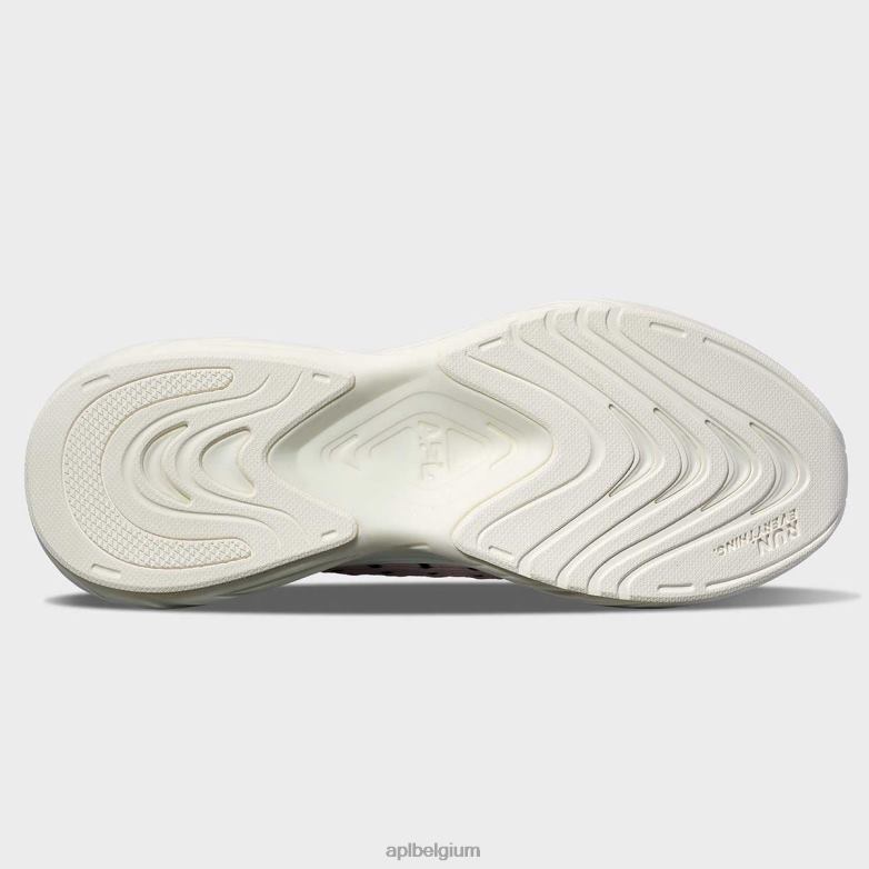 Heren techloom-zipline 69 406TH795 rennen ivoor/gebleekt roze/zwart APL