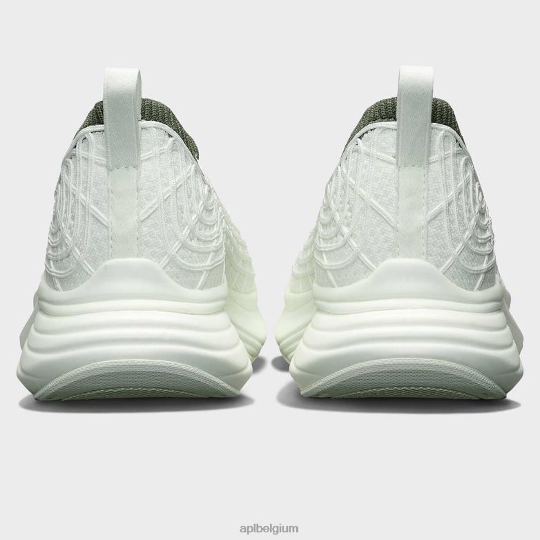 Heren techloom-zipline 69 406TH796 rennen ivoor/vermoeidheid APL