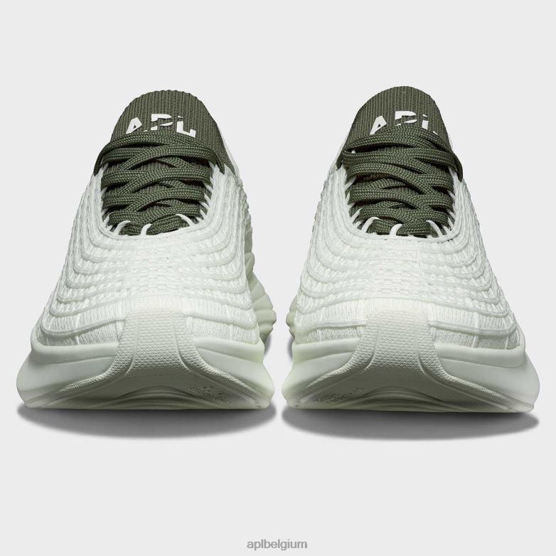 Heren techloom-zipline 69 406TH796 rennen ivoor/vermoeidheid APL