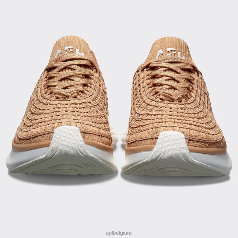 Heren techloom-zipline 69 406TH852 rennen bruin/ivoor APL