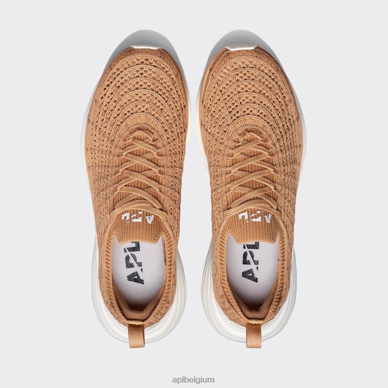 Heren techloom-zipline 69 406TH852 rennen bruin/ivoor APL