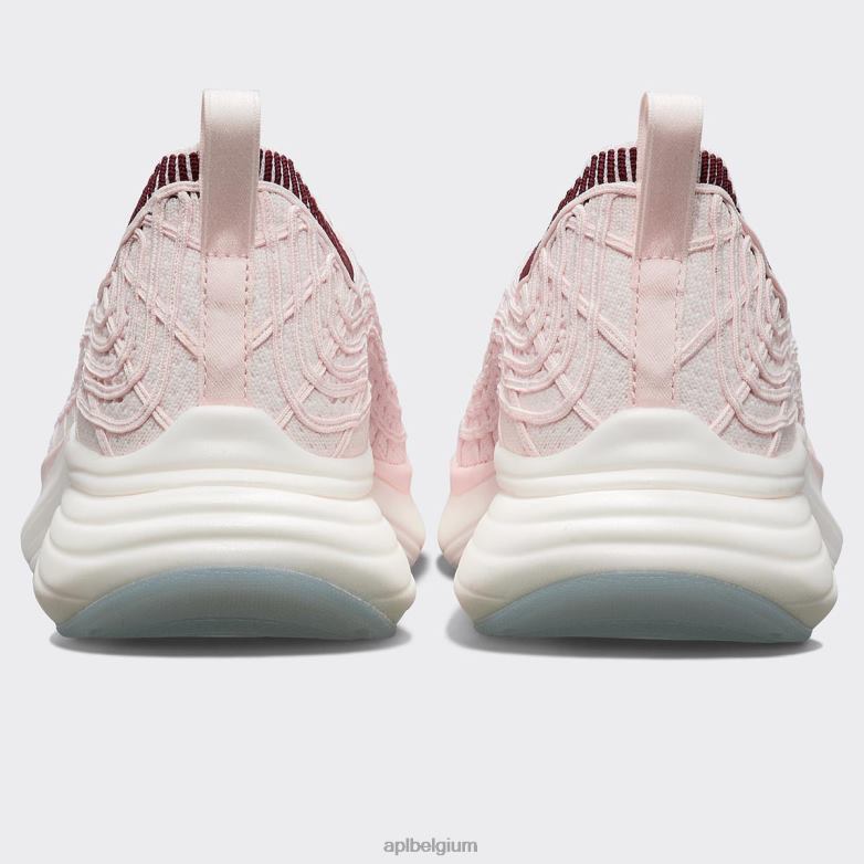 Heren techloom-zipline 69 406TH857 rennen zeezout/bordeaux/geribbeld APL