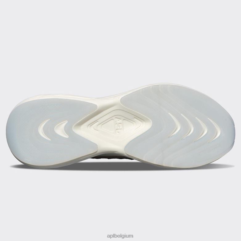 Heren techloom-zipline 69 406TH857 rennen zeezout/bordeaux/geribbeld APL