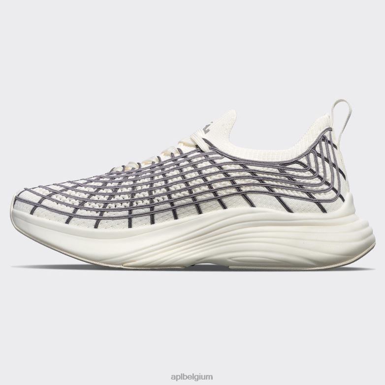 Heren techloom-zipline 69 406TH858 rennen ivoor/cement/rook APL