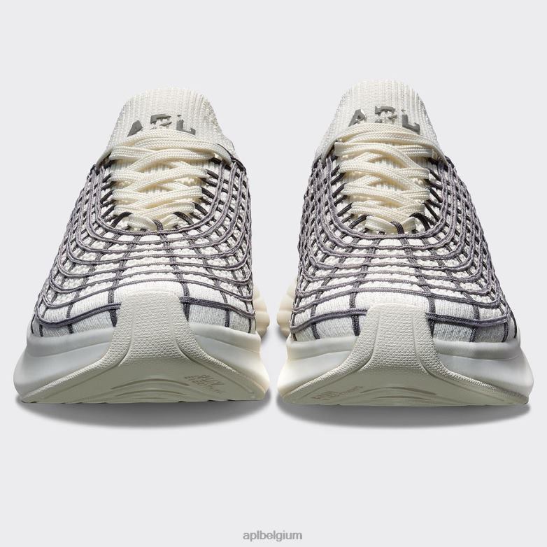 Heren techloom-zipline 69 406TH858 rennen ivoor/cement/rook APL