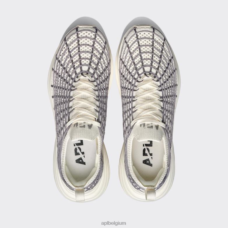 Heren techloom-zipline 69 406TH858 rennen ivoor/cement/rook APL