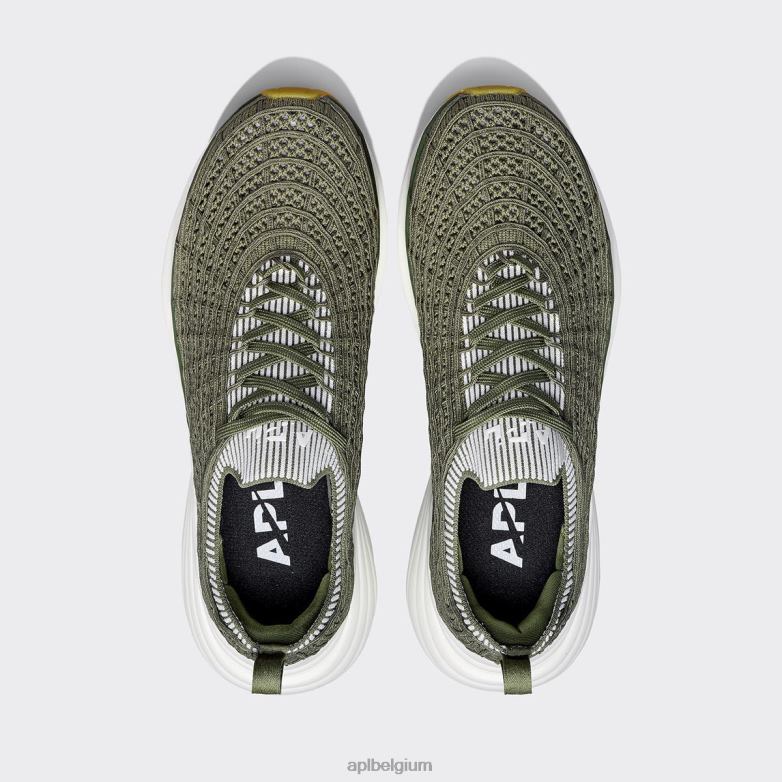 Heren techloom-zipline 70 406TH860 rennen vermoeidheid/ivoor/geribbeld APL