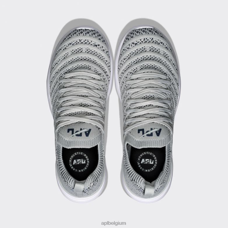 Heren techloomgolf 61 406TH721 rennen staalgrijs/navy/wit APL