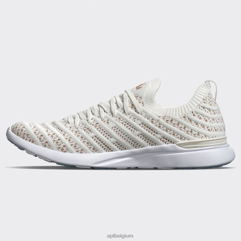 Heren techloomgolf 61 406TH730 rennen ivoor/karamel/wit APL