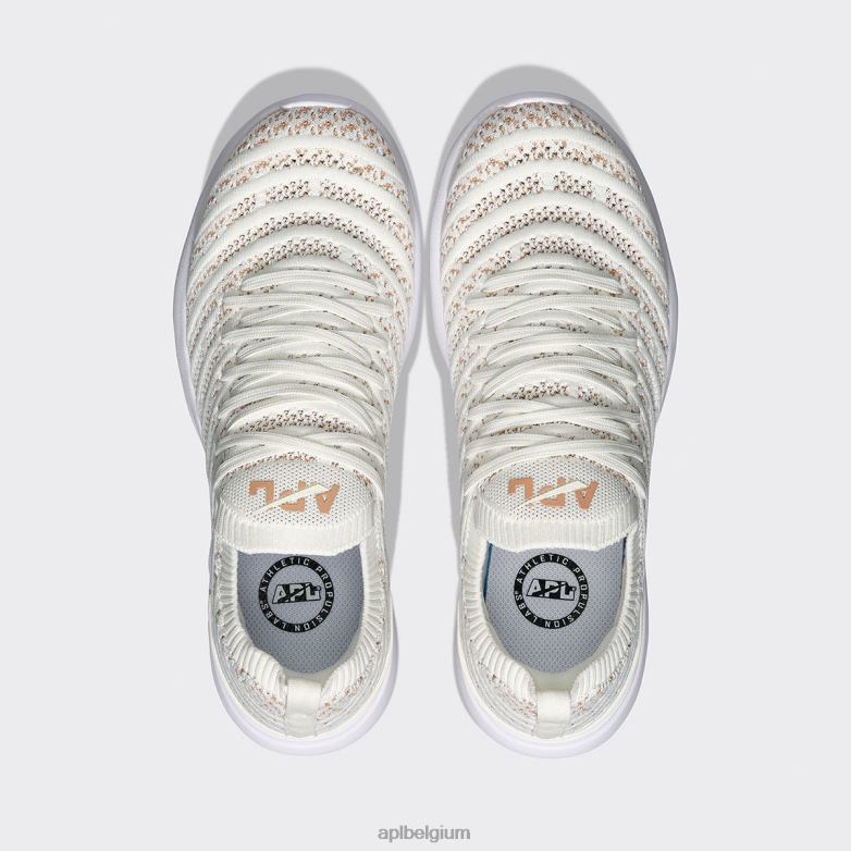 Heren techloomgolf 61 406TH730 rennen ivoor/karamel/wit APL