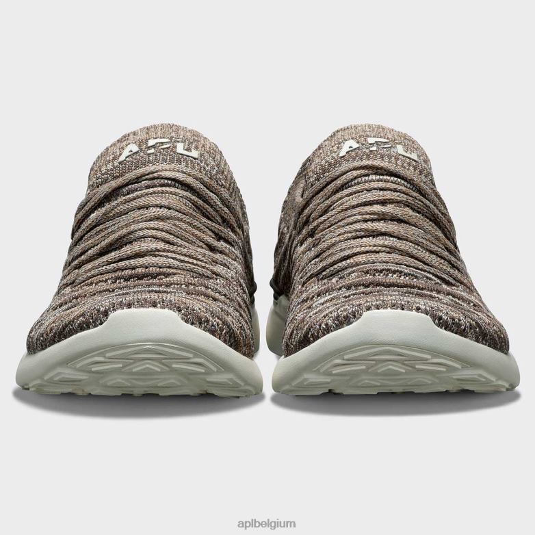 Heren techloomgolf 61 406TH767 rennen chocolade/ivoor/melange APL