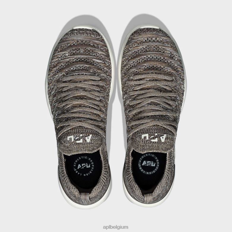 Heren techloomgolf 61 406TH767 rennen chocolade/ivoor/melange APL