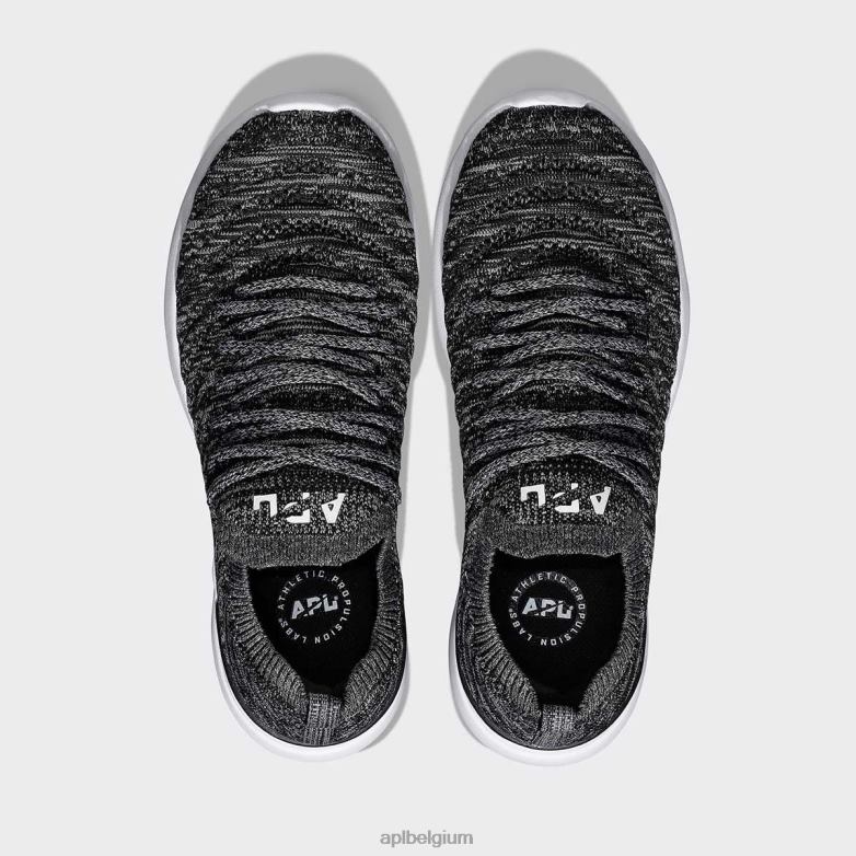 Heren techloomgolf 61 406TH778 rennen zwart/cement/gemêleerd APL