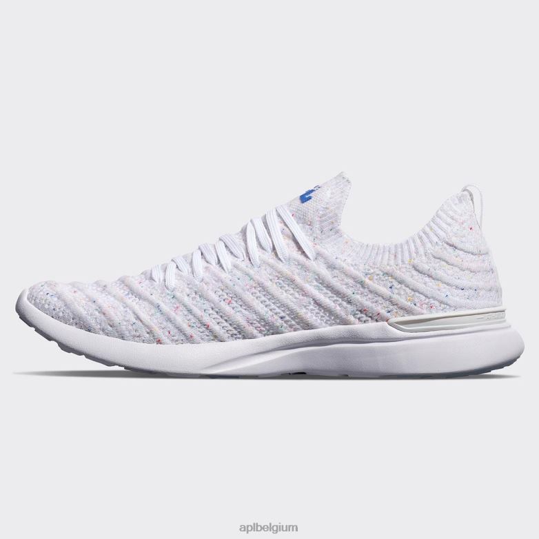 Heren techloomgolf 62 406TH801 rennen wit/confetti APL