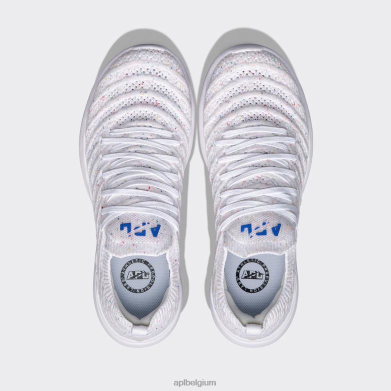 Heren techloomgolf 62 406TH801 rennen wit/confetti APL