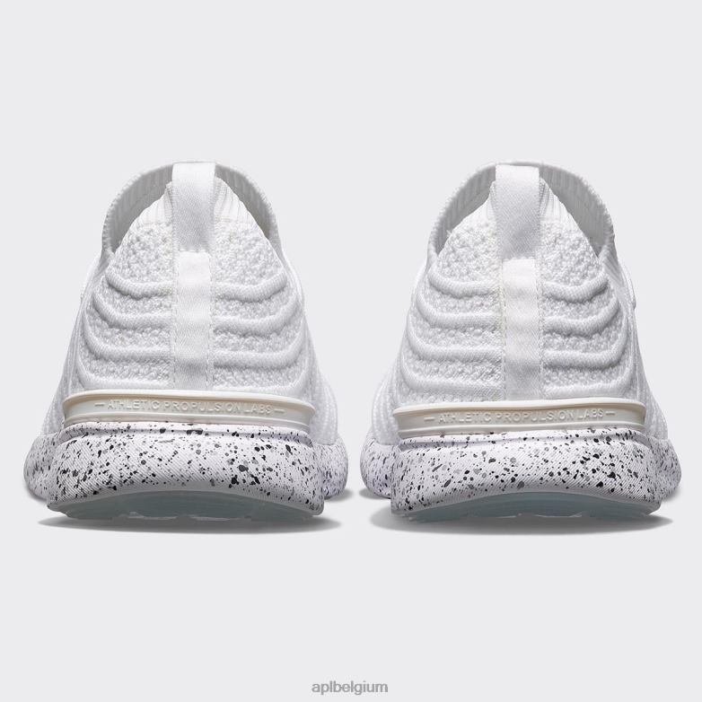 Heren techloomgolf 62 406TH812 rennen wit/grijs/spikkel APL