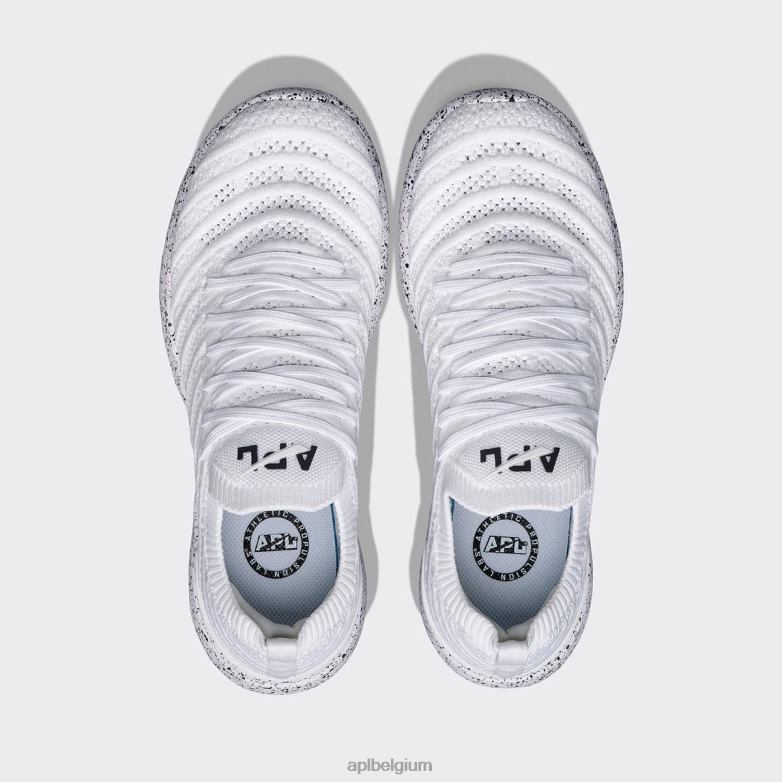 Heren techloomgolf 62 406TH812 rennen wit/grijs/spikkel APL