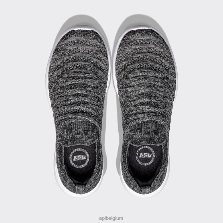 Heren techloomgolf 62 406TH835 rennen metallic zwart/wit/gemêleerd APL