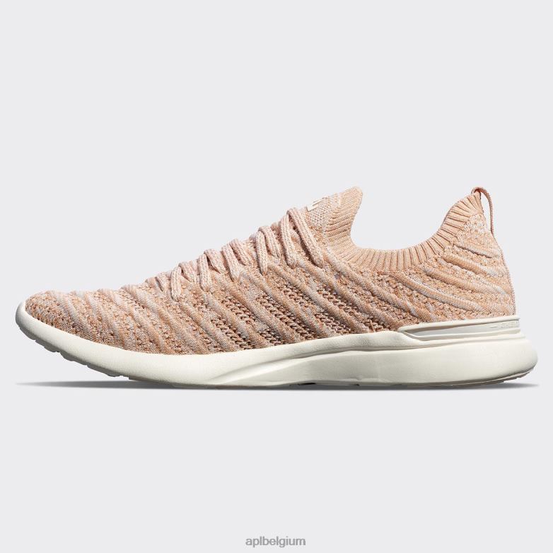 Heren techloomgolf 62 406TH878 rennen ivoor/karamel/melange APL