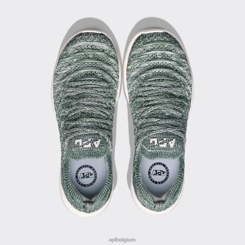 Heren techloomgolf 63 406TH895 rennen ivoor/groot groen/melange APL