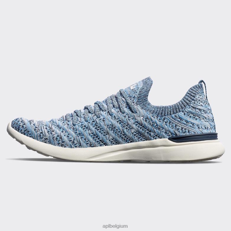 Heren techloomgolf 63 406TH896 rennen middernacht/ivoor/melange APL