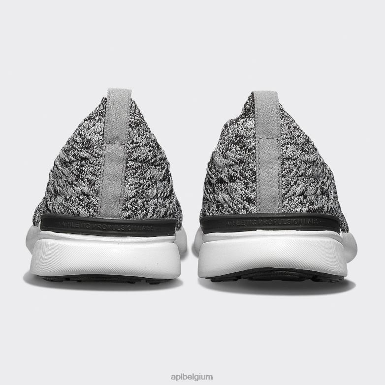 Heren techloomgolf 63 406TH907 rennen gemêleerd grijs/zwart/wit APL