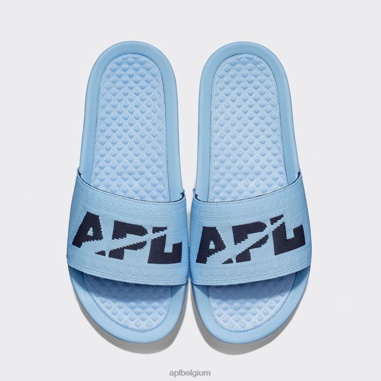 Heren groot logo techloom dia 6 406TH1033 dia's ijsblauw/middernacht APL