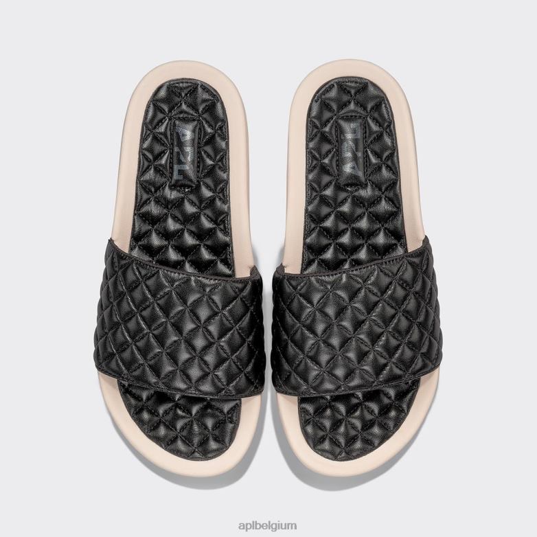 Heren lusso glijbaan 15 406TH1001 dia's zwart/creme APL