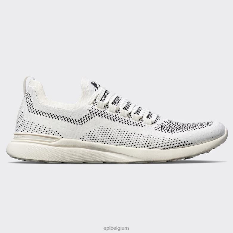 Heren techloom briesje 38 406TH809 rennen ivoor/zwart APL