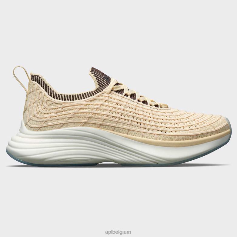 Heren techloom-zipline 68 406TH768 rennen vanille/chocolade/geribbeld APL