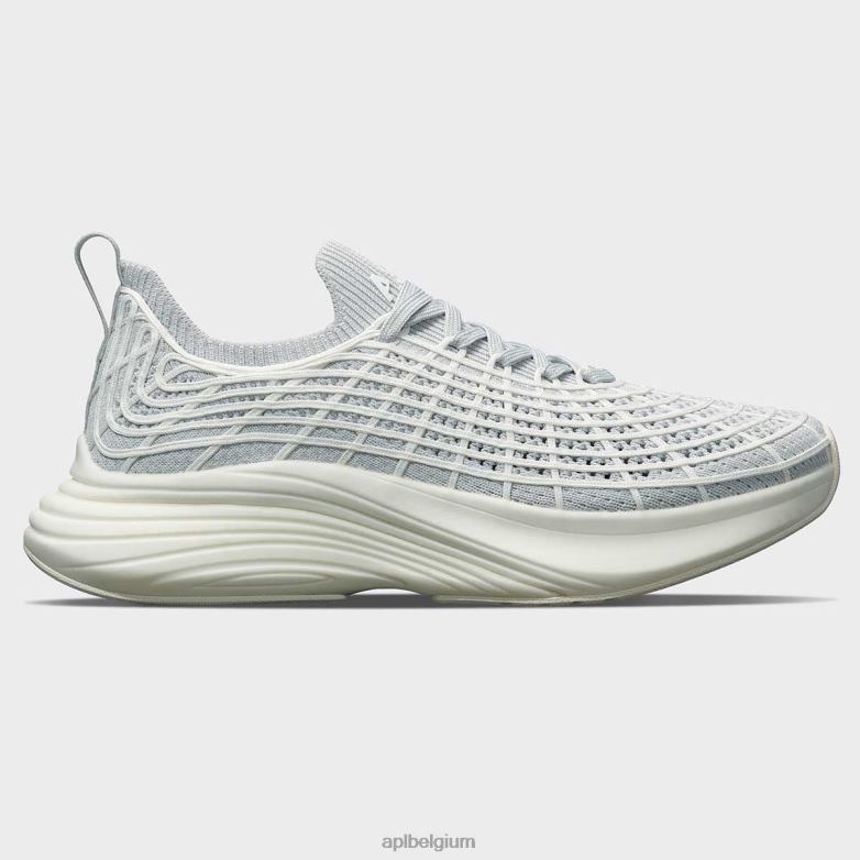 Heren techloom-zipline 69 406TH784 rennen staalgrijs/ivoor APL