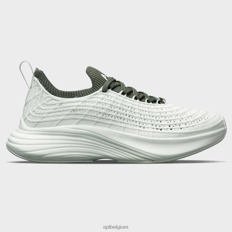 Heren techloom-zipline 69 406TH796 rennen ivoor/vermoeidheid APL