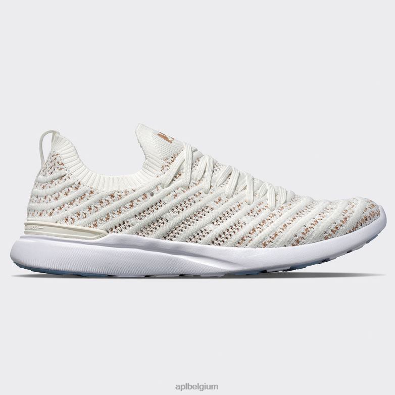 Heren techloomgolf 61 406TH730 rennen ivoor/karamel/wit APL