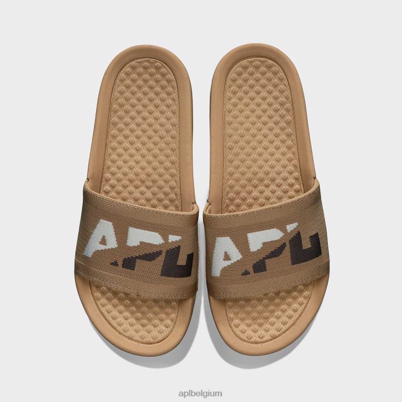 vrouwen groot logo techloom dia 2 406TH568 dia's bruin/ongerept/chocolade APL