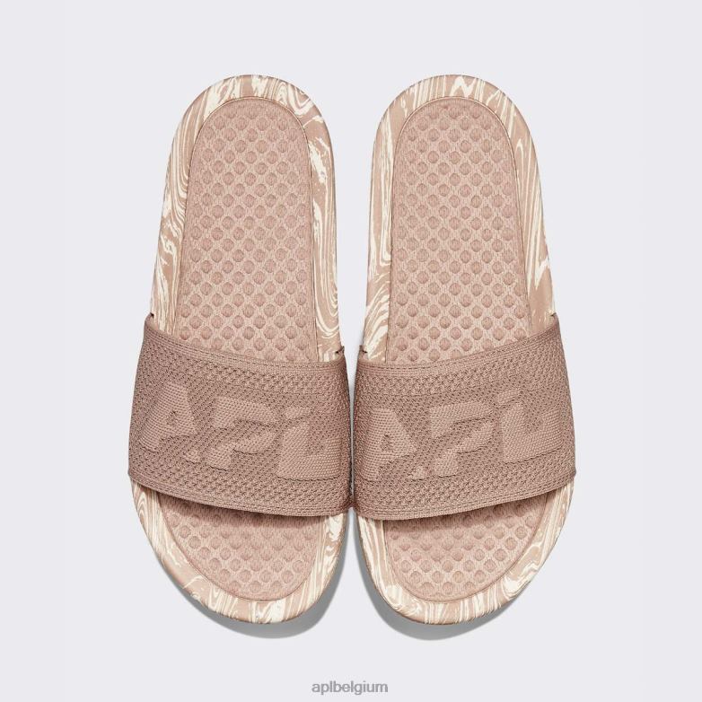 vrouwen groot logo techloom dia 4 406TH662 dia's amandel/ongerept/marmer APL