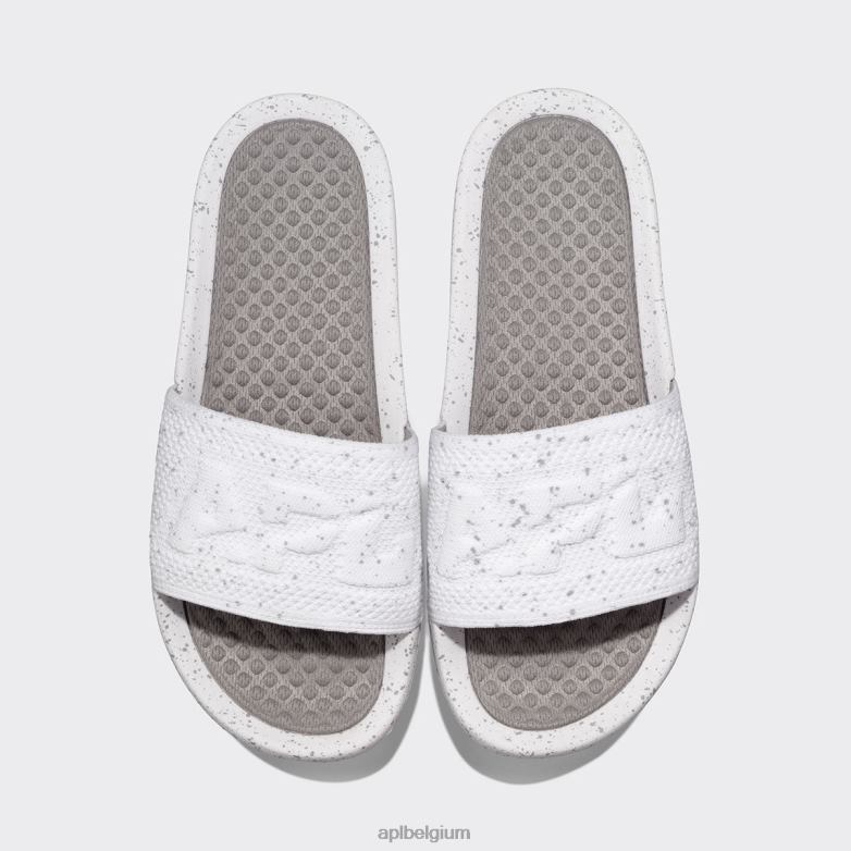 vrouwen groot logo techloom dia 4 406TH667 dia's wit/cement/spikkel APL