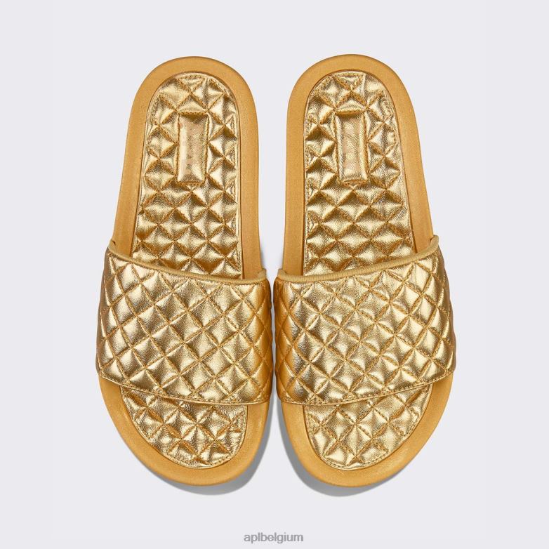 vrouwen lusso glijbaan 14 406TH681 dia's metallisch goud APL