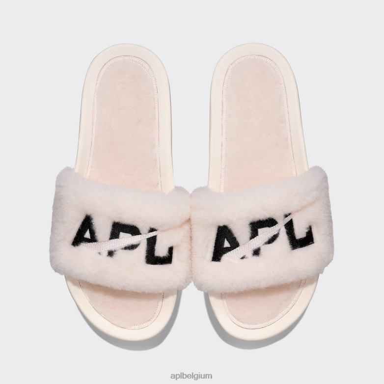 vrouwen shearling glijbaan 406TH577 dia's zeezout/zwart APL