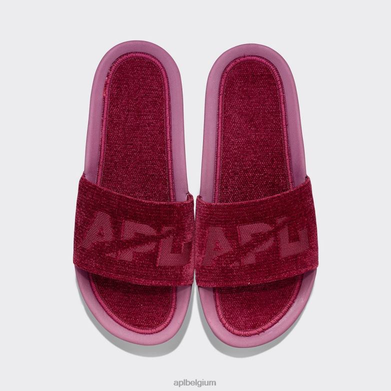 vrouwen techloom fluwelen glijbaan 406TH529 dia's bordeaux APL