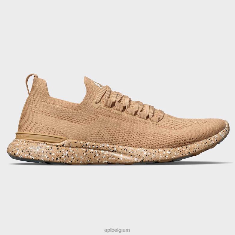vrouwen techloom briesje 34 406TH86 rennen bruin/ongerept/spikkel APL