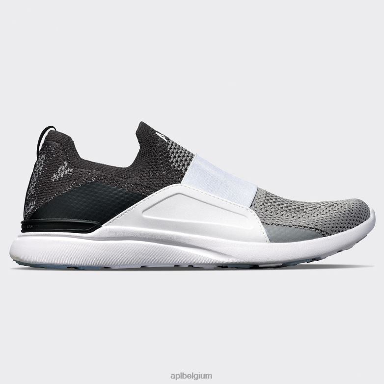 vrouwen techloom gelukzaligheid 23 406TH14 rennen wit/cement/antraciet APL