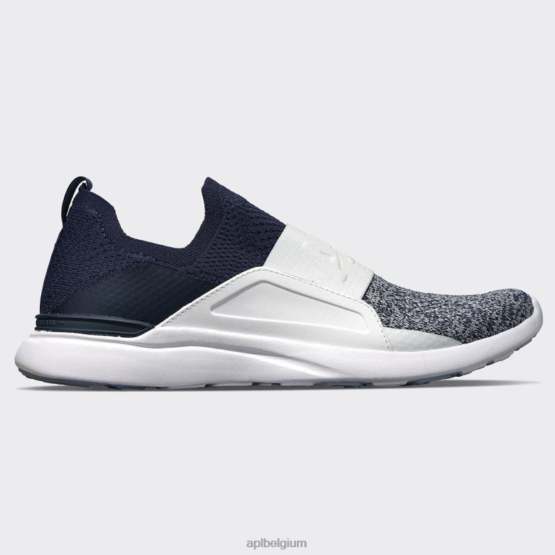 vrouwen techloom gelukzaligheid 24 406TH21 rennen marineblauw/wit/gemêleerd APL