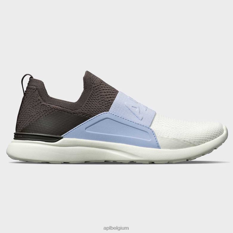 vrouwen techloom gelukzaligheid 24 406TH81 rennen chocolade/frisse lucht/ivoor APL