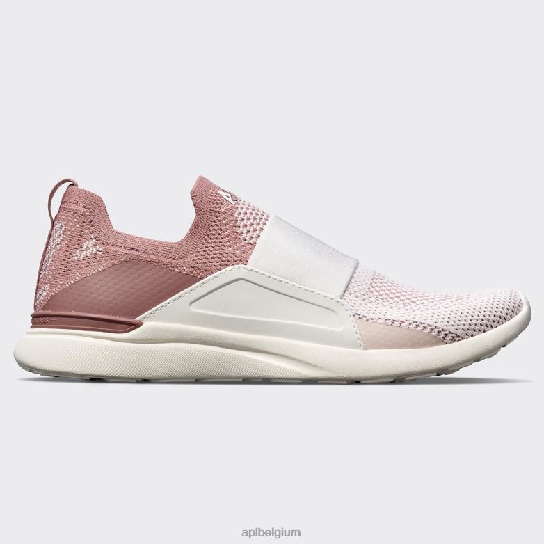 vrouwen techloom gelukzaligheid 25 406TH156 rennen ivoor/creme/strandhout APL