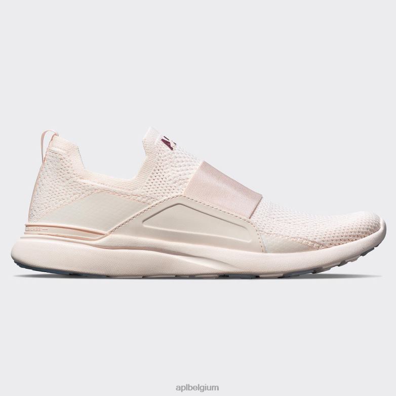 vrouwen techloom gelukzaligheid 25 406TH160 rennen zeezout/bordeaux APL