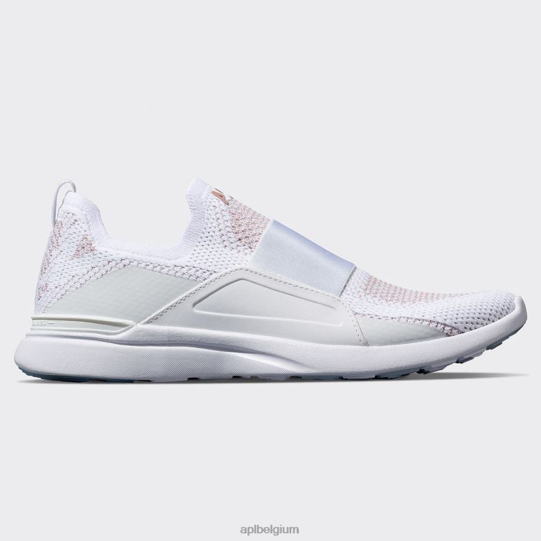 vrouwen techloom gelukzaligheid 27 406TH241 rennen wit/creme/strandhout APL