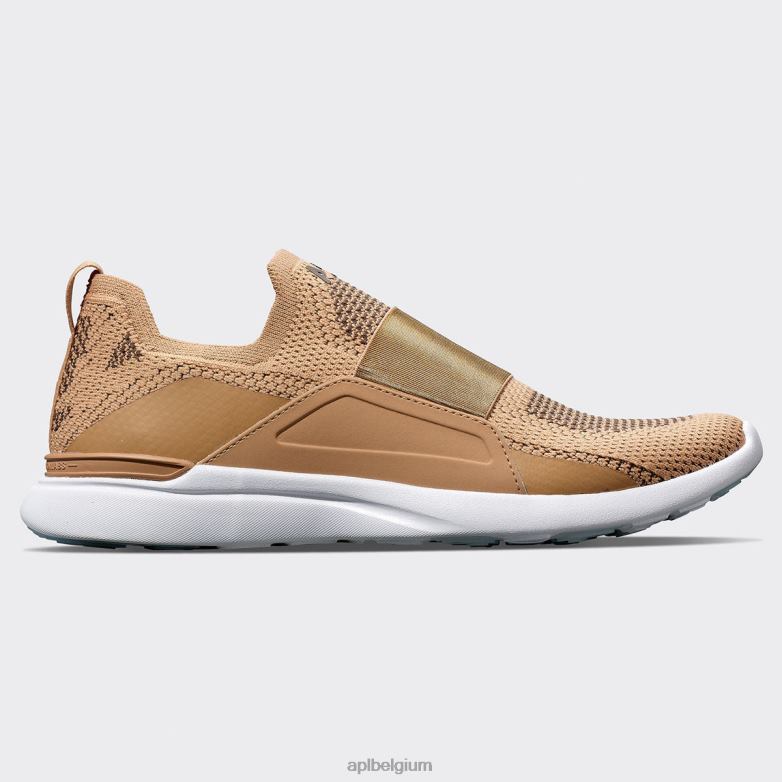 vrouwen techloom gelukzaligheid 27 406TH244 rennen karamel/chocolade/wit APL