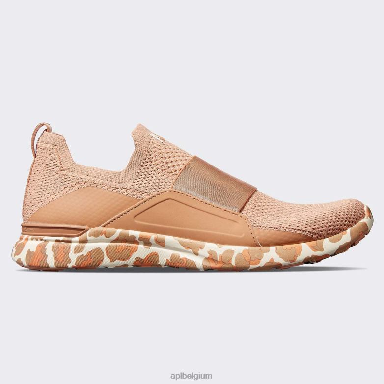vrouwen techloom gelukzaligheid 27 406TH257 rennen karamel/amandel/luipaard APL